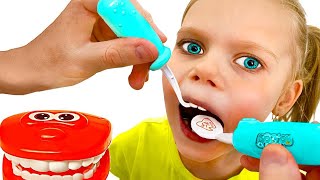 Dentist Song Spanish Version and More Nursery Rhimes Pretend Play Sing Along [upl. by Aihset]