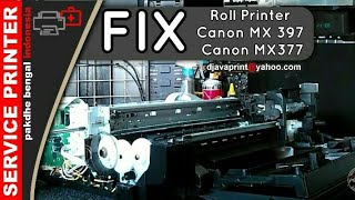 Cara Memperbaiki Roll Printer Canon MX 397  Canon MX377 Fix Printer Roller Canon MX397 Canon MX37 [upl. by Alraep]