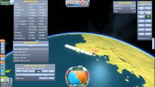 Clearing Orbital Debris With Laser Cannons  Kerbal Space Program [upl. by Sualk]