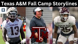 Texas AampM Football Fall Camp Storylines  Texas AampM Football 2024 [upl. by Manvell]