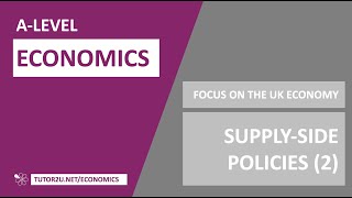 SupplySide Policies  SupplySide Weaknesses in UK Economy  Video 2 of 3 [upl. by Litnahc]