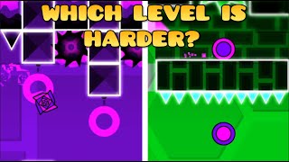 CLUTTERFUNK vs HEXAGON FORCE  WHICH LEVEL IS HARDER  Geometry Dash 22 [upl. by Orest]