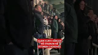 ALBIN KURTI KËRCEN NË STADIUM NË FITOREN E KOSOVËS albinkurti kosova football shqip shqiperi [upl. by Akamahs]