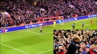 Liverpool vs Bournemouth  Clyne goal and Klopp reaction [upl. by Adnawuj462]