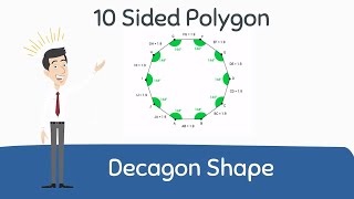 Decagon Shape  Polygon Shape [upl. by Drolet]