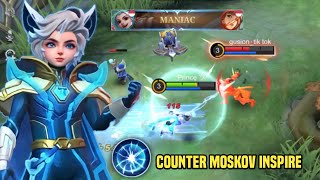 HARITH VENGEANCE  COUNTER MOSKOV INSPIRE  HARITH GOLDLANE  HARITH BEST BUILD 2022  MOBILE LEGEND [upl. by Ahsinav]