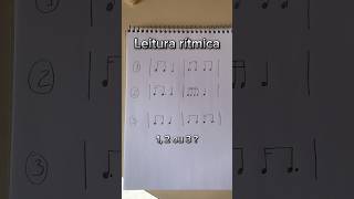 Leitura rítmica  Exercício  Percepção Musical [upl. by Haig496]