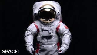 China reveals spacesuit for moonwalking at ceremony [upl. by Gardie]