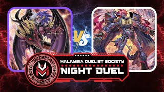 YuGiOh 遊戯王 OCG Night Duel Malaysia Duelist Society AE quotYubelquot ユベル vs quotGimmick Puppet quotギミック・パペット [upl. by Inahc823]