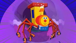 Ben treno  Incy Wincy ragno  rima 3d  3D Kids Songs  Preschool Rhyme  Ben Train For Kids [upl. by Isnam]