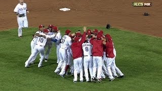 ALCS Gm6 Rangers advance to 2011 World Series [upl. by Aisilef]