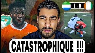 LA CÔTE DIVOIRE A PERDU   Debrief Sierra Leone 1 vs Côte DIvoire Qualif CAN Maroc 2025 [upl. by Neros]