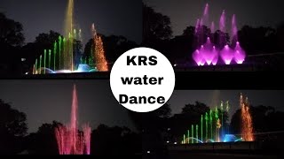 KRS Water Dance  KRS Dam  nature trend [upl. by Enitsirc]