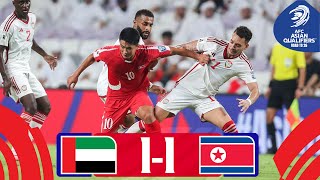 Sharing points  United Arab Emirates  DPR Korea  Highlights  AsianQualifiers  Road To 26 [upl. by Aldred]