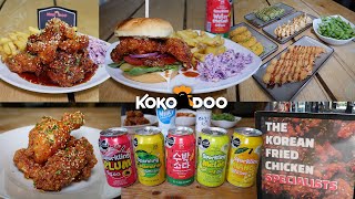 Wales Halal restaurant food tour Kokodoo in Swansea with toptier Korean Fried Chicken [upl. by Fafa]