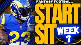 2024 Fantasy Football  MUST START or MUST SIT Week 7 – RBs WRs QBs TEs ALL TEAMS [upl. by Tsugua]