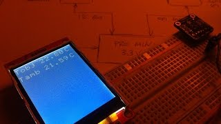 DIY Arduino based IR thermometer with TFT display and TMP006 [upl. by Champ56]