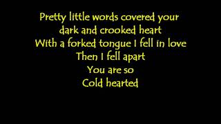 Zac Brown Band Cold Hearted lyrics [upl. by Blainey185]