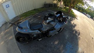 SUZUKI HAYABUSA GOPRO MAX 360 SWINGARM gopro hayabusa motorcycle [upl. by Fari]