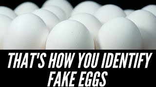 THATS HOW YOU IDENTIFY FAKE EGGS [upl. by Ennayoj]