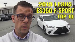 Top 10 Features of the Lexus ES350 FSport [upl. by Aidiruy]