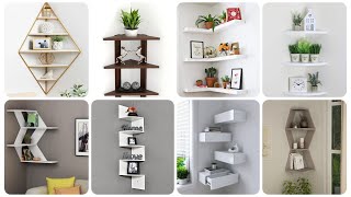 TOP 35 Modern Corner Shelf Decorating Ideas  Wall Corner Shelf Design [upl. by Hewet895]