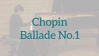 ショパン バラード1番 Chopin Ballade No1 ショパンコンクール in Asia 金賞 ソリスト賞 [upl. by Pablo]