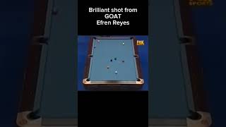 EFREN REYES IMPOSSIBLE BANK SHOT [upl. by Alimat]