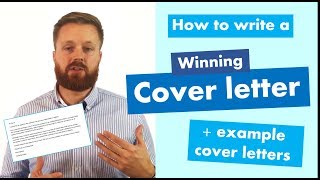 How to write a cover letter  6 examples Get your CV noticed [upl. by Venola]