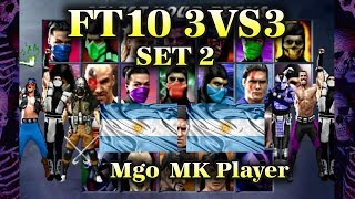 UMK3 3vs3 FT10  Mgo vs MK Player Set 2 [upl. by Enenaj]