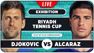 DJOKOVIC vs ALCARAZ • Saudi Arabia 2023 Exhibition • LIVE Tennis PlaybyPlay Stream [upl. by Compte100]