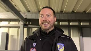 Pat McGuire interview vs Emley 3224 [upl. by Nesto]