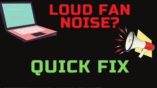 LOUD LAPTOP FAN NOISE  QUICK FIX 2024 [upl. by Erbes]