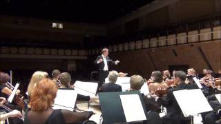 Richard Haglund Conducting Beethoven Symphony No 7 Omsk Philharmonic [upl. by Yecies]