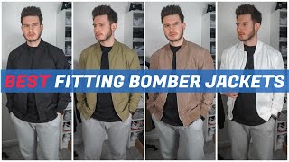 BEST FITTING Bomber Jackets For Men 2021  Menswear Essentials [upl. by Albion]