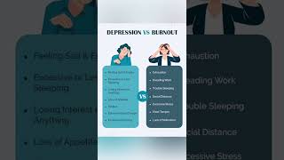 Depression vs Burnout [upl. by Leummas]