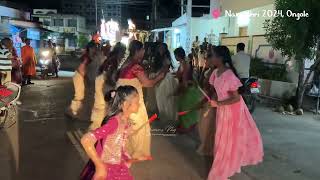 Navaratri special  Deva Sri Ganesha  Kolaatam  Ongole [upl. by Darline]