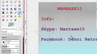 TUTORIAL 2 Come fare un biglietto da visita con GIMP [upl. by Ingamar]