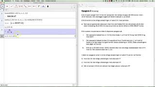 Eksamen S2 oppgave 2 del 2 vår 2018 [upl. by Haorbed]
