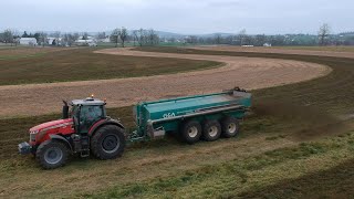 Hauling Manure amp Rye Harvest [upl. by Proud]