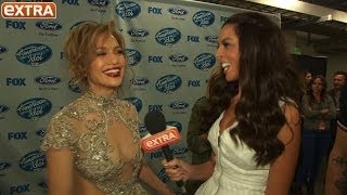 American Idol Finale Extra Hangs with JLo Keith Urban and Winner Caleb Johnson [upl. by Aneej]