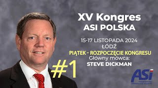 Kongres ASI Polska 2024  1 Piątek  Rozpoczęcie Kongresu  15 listopada 1530 [upl. by Assirrem]