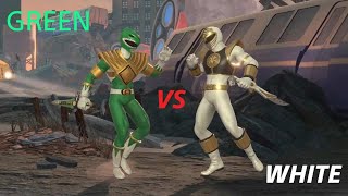 GREEN VS WHITE Ranger Power Rangers  Battle for The Grid Gameplay [upl. by Ruddy750]