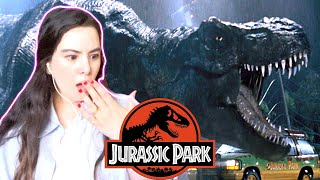 JURASSIC PARK 1993 MOVIE REACTION FIRST TIME WATCHING [upl. by Ecinna]