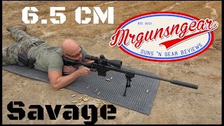 Savage BA Stealth 65 Creedmoor amp Weaver Tactical 630x Scope Review HD [upl. by Aitahs]