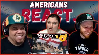 AMERICANS REACT TO FUNNIEST ENGLISH FOOTBALL CHANTS with lyrics  REAL FANS SPORTS [upl. by Wiebmer633]