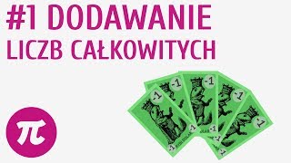 Dodawanie liczb całkowitych 1  Działania na liczbach całkowitych [upl. by Bowes]