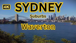 Waverton 4k Driving and Walking Tour  Coal Loader  Balls Head Reserve  Sydney Harbour Views [upl. by Ajssatsan]