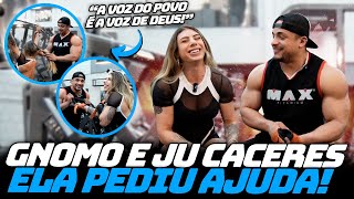 JU CACERES E GNOMO  ELA PRECISA DE AJUDA [upl. by Atnohsal19]