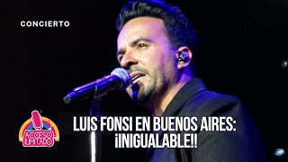 LUIS FONSI en Buenos Aires ¡Inigualable [upl. by Akimihs]